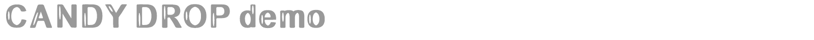 Candy Drop font preview